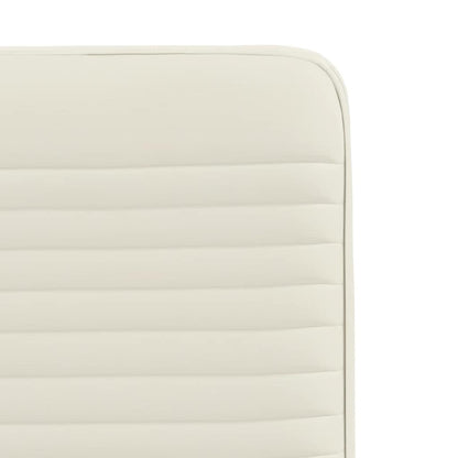 Cadeiras de jantar 4 pcs veludo cor creme