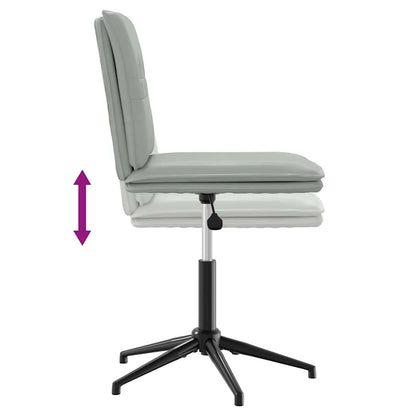 Cadeiras de jantar 2 pcs veludo cinzento-claro