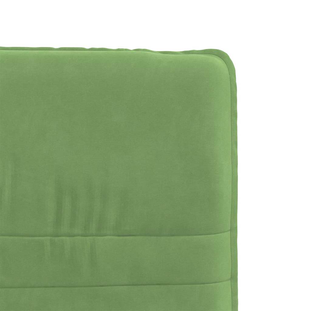 Cadeiras de jantar 2 pcs veludo verde-claro