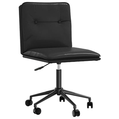 Cadeiras de jantar 2 pcs couro artificial preto