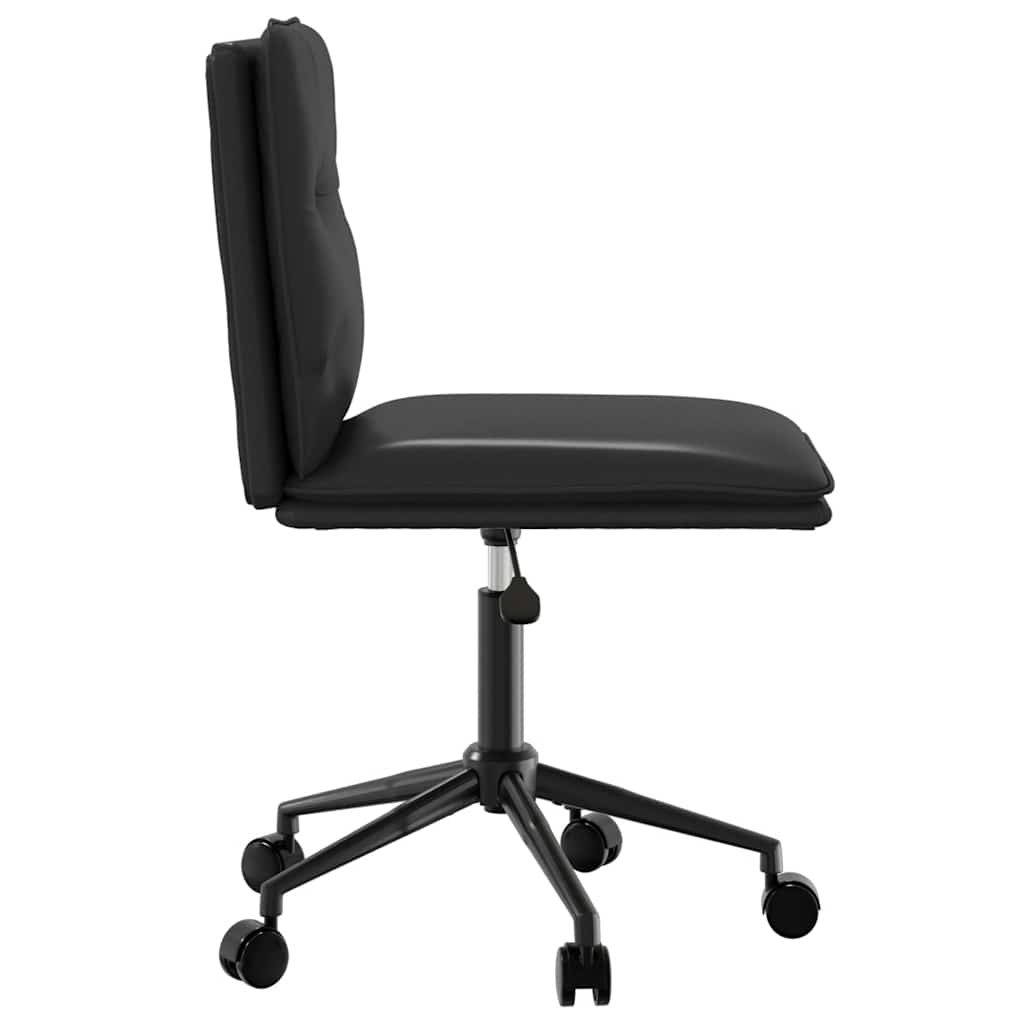 Cadeiras de jantar 2 pcs couro artificial preto