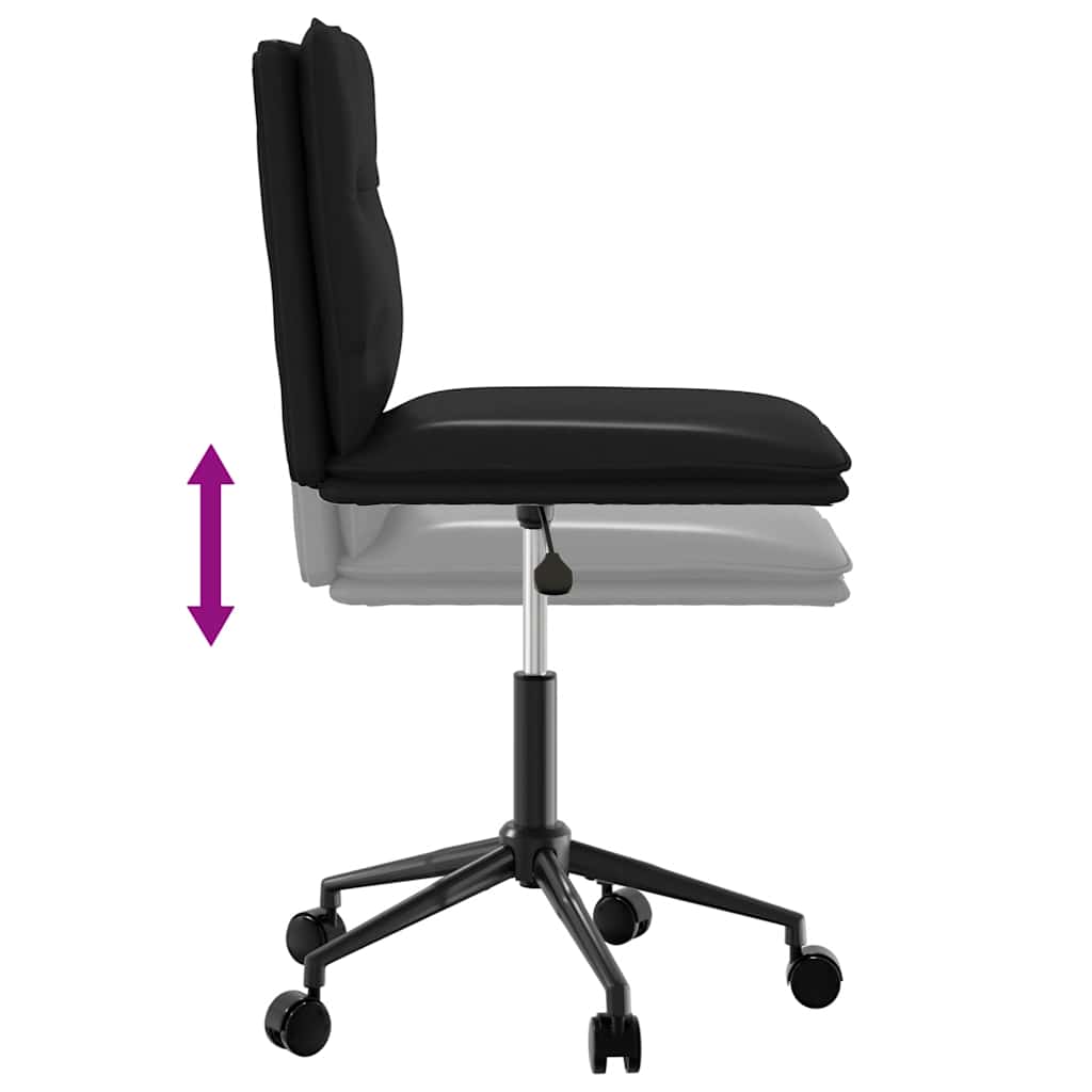 Cadeiras de jantar 2 pcs couro artificial preto