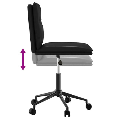 Cadeiras de jantar 2 pcs couro artificial preto