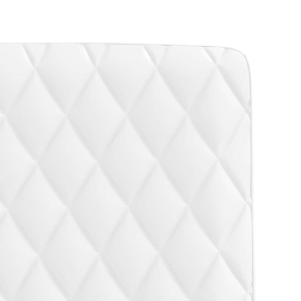 Cadeiras de jantar 6 pcs couro artificial branco