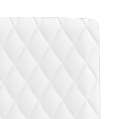 Cadeiras de jantar 6 pcs couro artificial branco