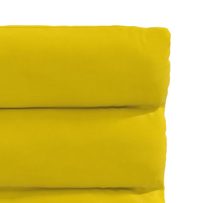 Cadeiras de jantar 6 pcs veludo amarelo