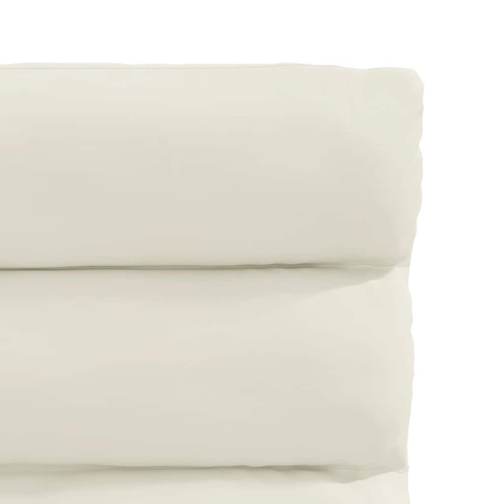 Cadeiras de jantar 6 pcs veludo cor creme