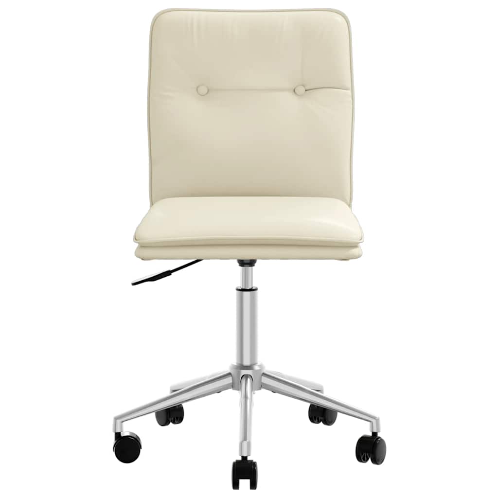 Cadeiras de jantar 4 pcs couro art. creme