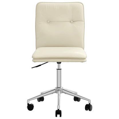 Cadeiras de jantar 4 pcs couro art. creme