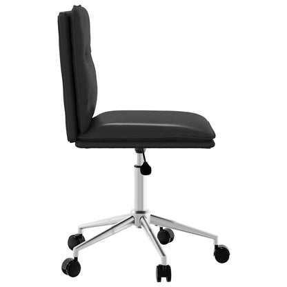 Cadeiras de jantar 4 pcs couro artificial preto