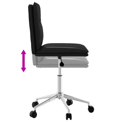 Cadeiras de jantar 4 pcs couro artificial preto