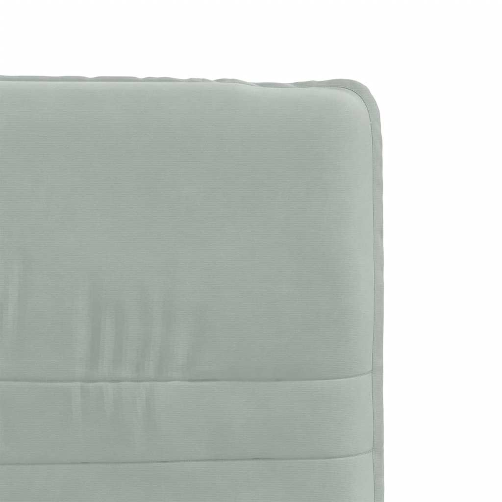 Cadeiras de jantar 6 pcs veludo cinzento-claro