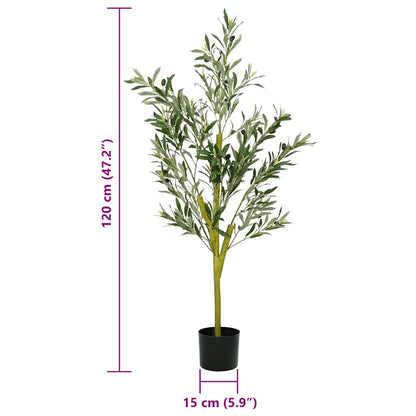 Oliveira artificial 450 folhas 120 cm verde