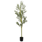 Oliveira artificial 800 folhas 200 cm verde
