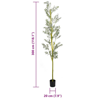Oliveira artificial 1000 folhas 300 cm verde