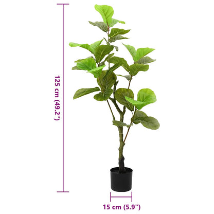 Figueira artificial 30 folhas 125 cm verde