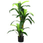 Árvore Dracaena artificial 36 folhas 120 cm verde