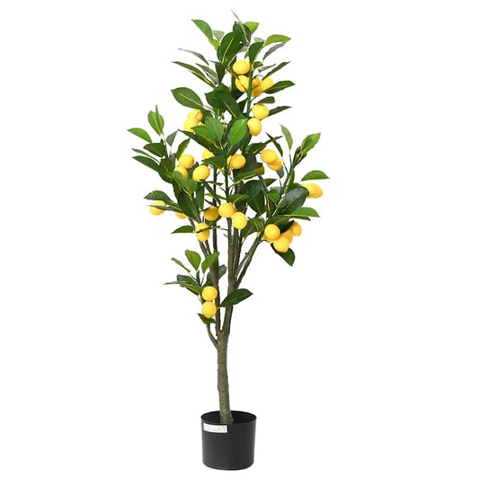 Limoeiro artificial 136 folhas 120 cm verde