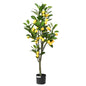 Limoeiro artificial 136 folhas 120 cm verde
