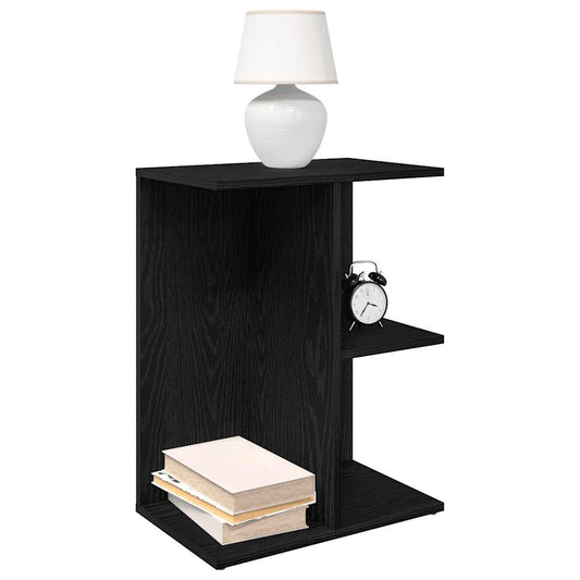 Mesa cabeceira 46,5x29x61cm derivados madeira preto