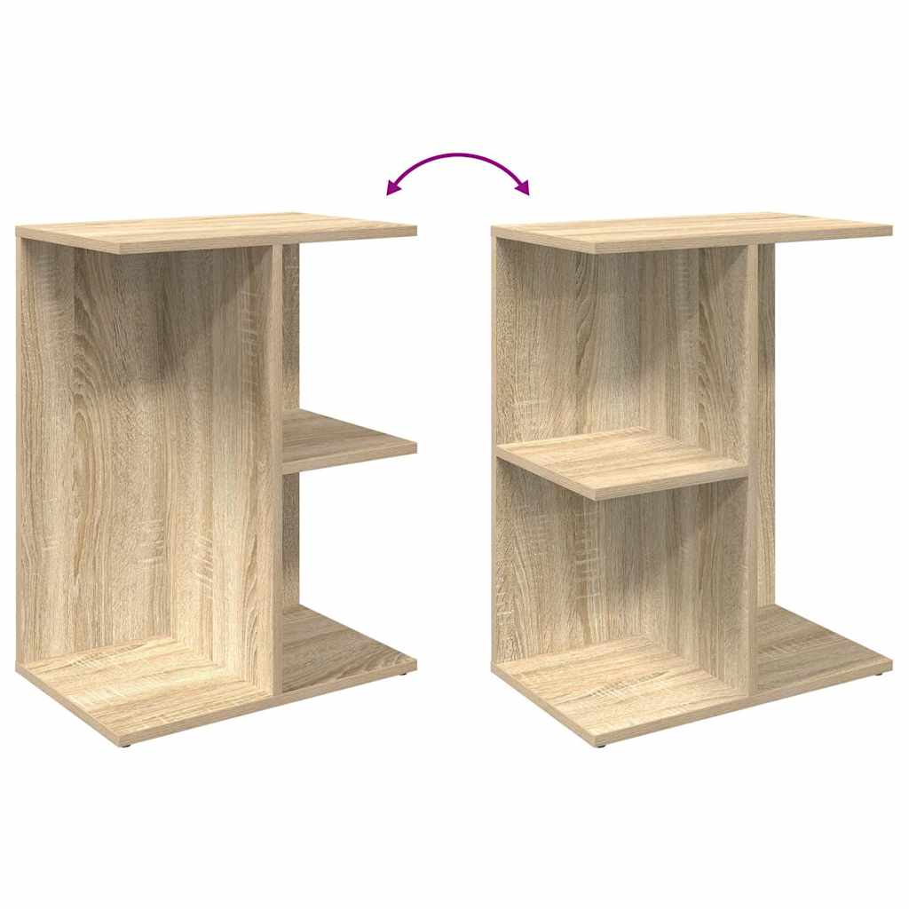 Mesas cabeceira 2pcs 46,5x29x61cm deriv.madeira carvalho sonoma
