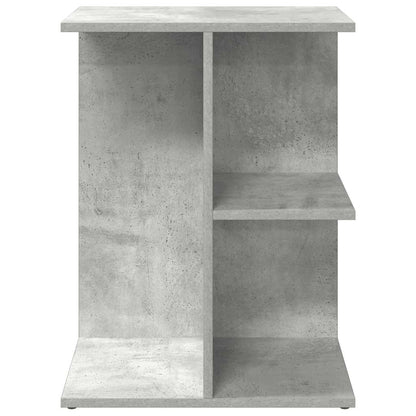 Mesa cabeceira 46,5x29x61 cm derivados madeira cinzento-cimento