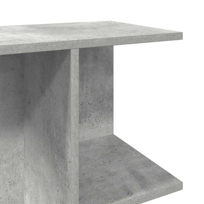 Mesa cabeceira 46,5x29x61 cm derivados madeira cinzento-cimento