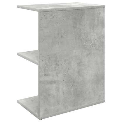 Mesas cabeceira 2 pcs 46,5x29x61cm deriv. madeira cinza cimento