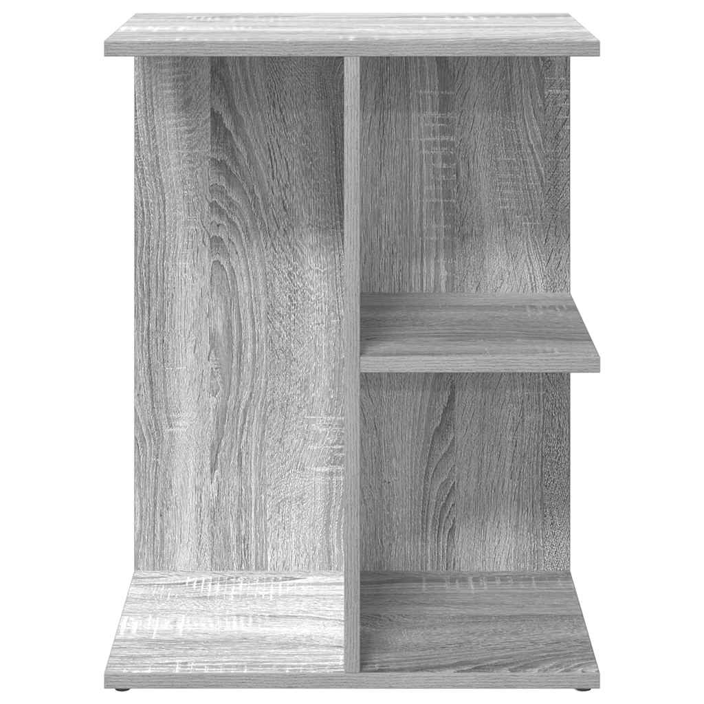 Mesa cabeceira 46,5x29x61 cm derivados madeira cinzento sonoma