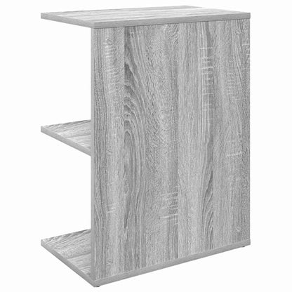 Mesa cabeceira 46,5x29x61 cm derivados madeira cinzento sonoma