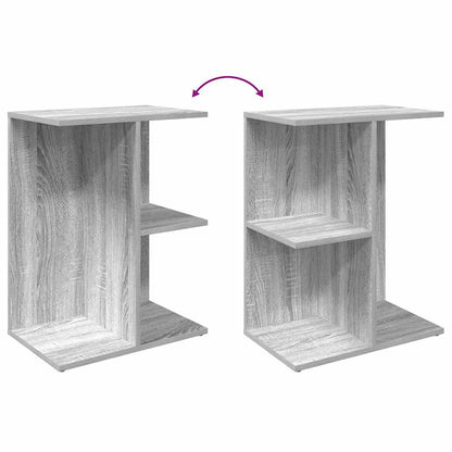 Mesa cabeceira 46,5x29x61 cm derivados madeira cinzento sonoma
