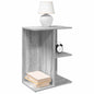 Mesa cabeceira 46,5x29x61 cm derivados madeira cinzento sonoma