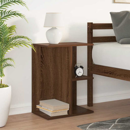 Mesa cabeceira 46,5x29x61cm derivados madeira carvalho castanho