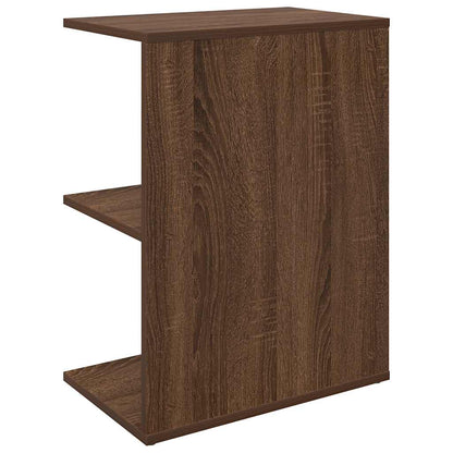 Mesa cabeceira 46,5x29x61cm derivados madeira carvalho castanho