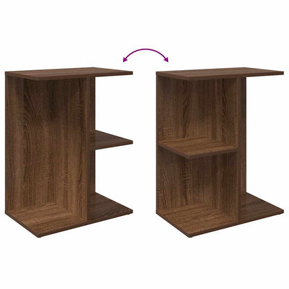 Mesa cabeceira 46,5x29x61cm derivados madeira carvalho castanho