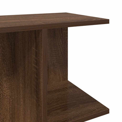 Mesa cabeceira 46,5x29x61cm derivados madeira carvalho castanho