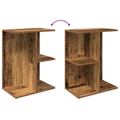 Mesas cabeceira 2 pcs 46,5x29x61cm deriv. madeira madeira velha
