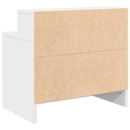 Mesa de cabeceira com gaveta 51x31x47 cm branco