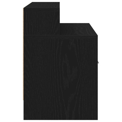 Mesas de cabeceira com gaveta 2 pcs 51x31x47 cm carvalho preto
