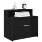 Mesas de cabeceira com gaveta 2 pcs 51x31x47 cm carvalho preto