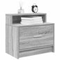 Mesa de cabeceira com gaveta 51x31x47 cm cinzento sonoma
