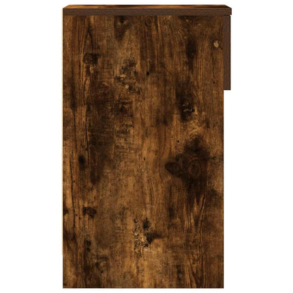 Mesas de cabeceira com gaveta 2 pcs 20x36x60 cm carvalho fumado