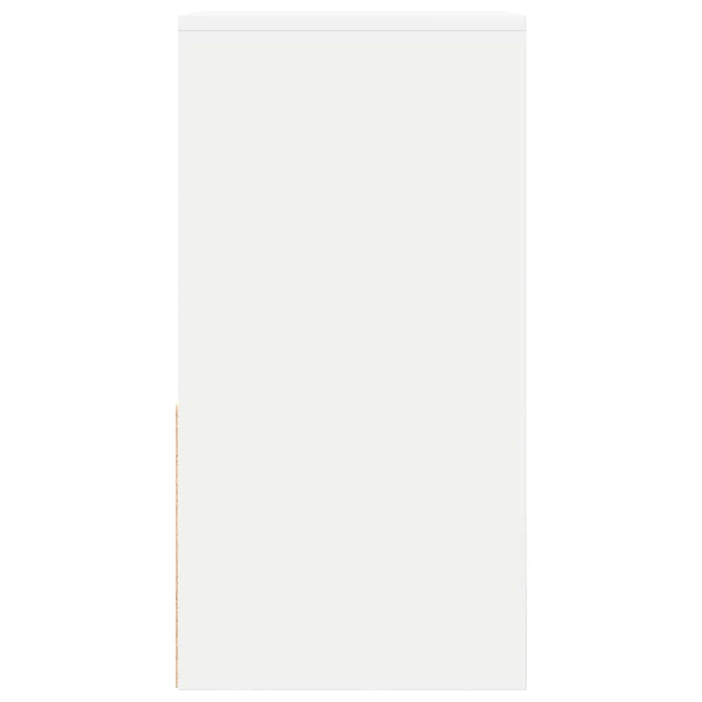Mesas de cabeceira com gaveta 2 pcs 35x34x66,5 cm branco