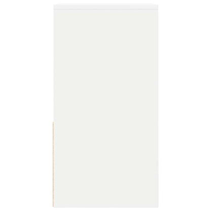 Mesas de cabeceira com gaveta 2 pcs 35x34x66,5 cm branco