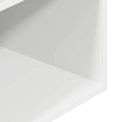 Mesas de cabeceira com gaveta 2 pcs 35x34x66,5 cm branco