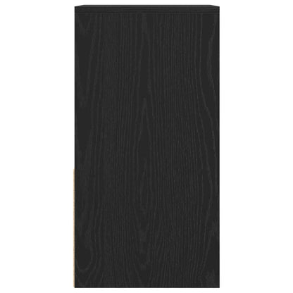Mesas de cabeceira com gaveta 2 pcs 35x34x66,5cm carvalho preto