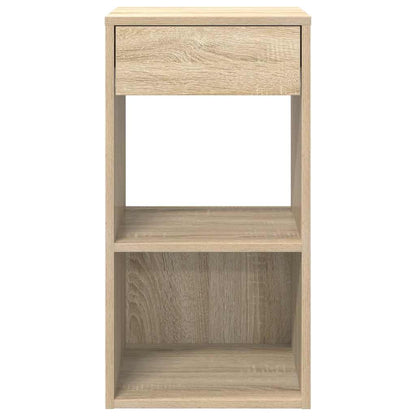 Mesas de cabeceira com gaveta 2pcs 35x34x66,5cm carvalho sonoma
