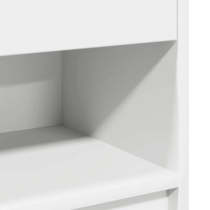 Mesa de cabeceira com gaveta 39x28x41 cm branco