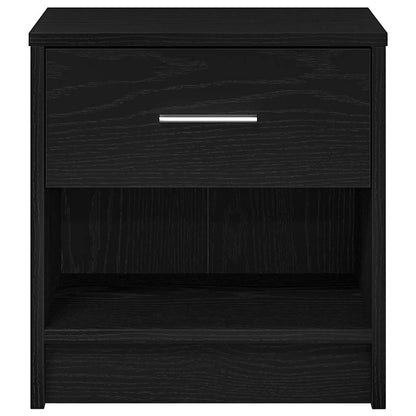Mesa de cabeceira com gaveta 39x28x41 cm preto
