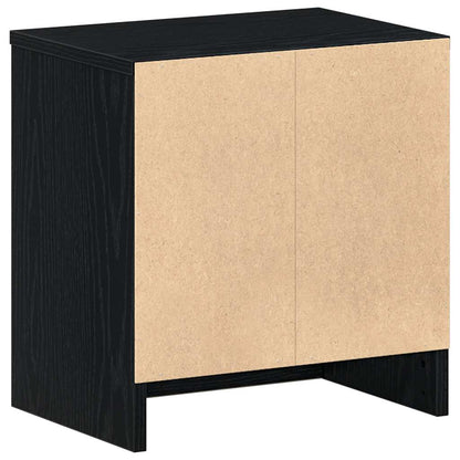 Mesa de cabeceira com gaveta 39x28x41 cm preto